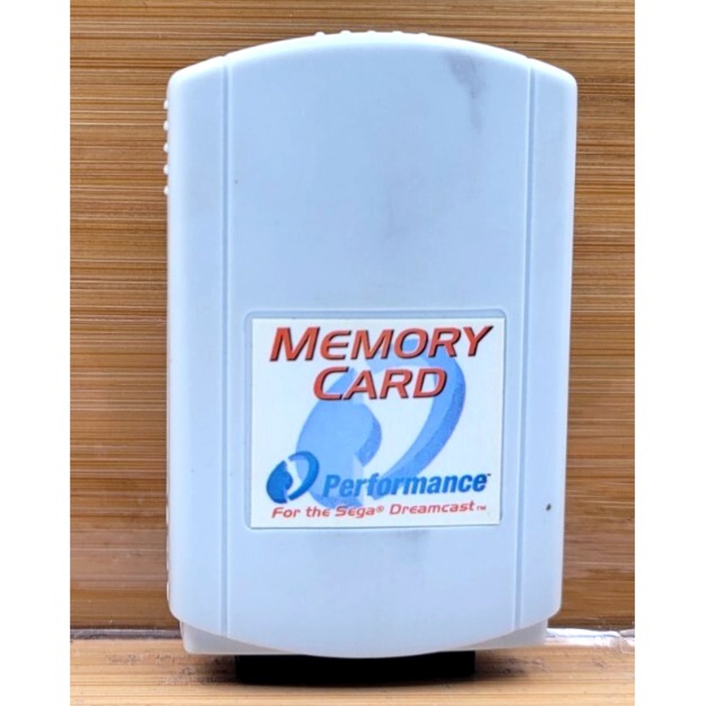 Sega‎ Dreamcast Performance Memory Card P-20-316E TESTED & WORKS